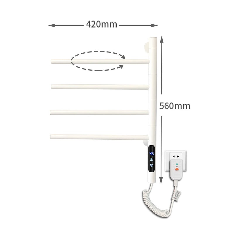 Smart Wifi Digital Display Temperature Adjustable Rotary Electric towel warmer