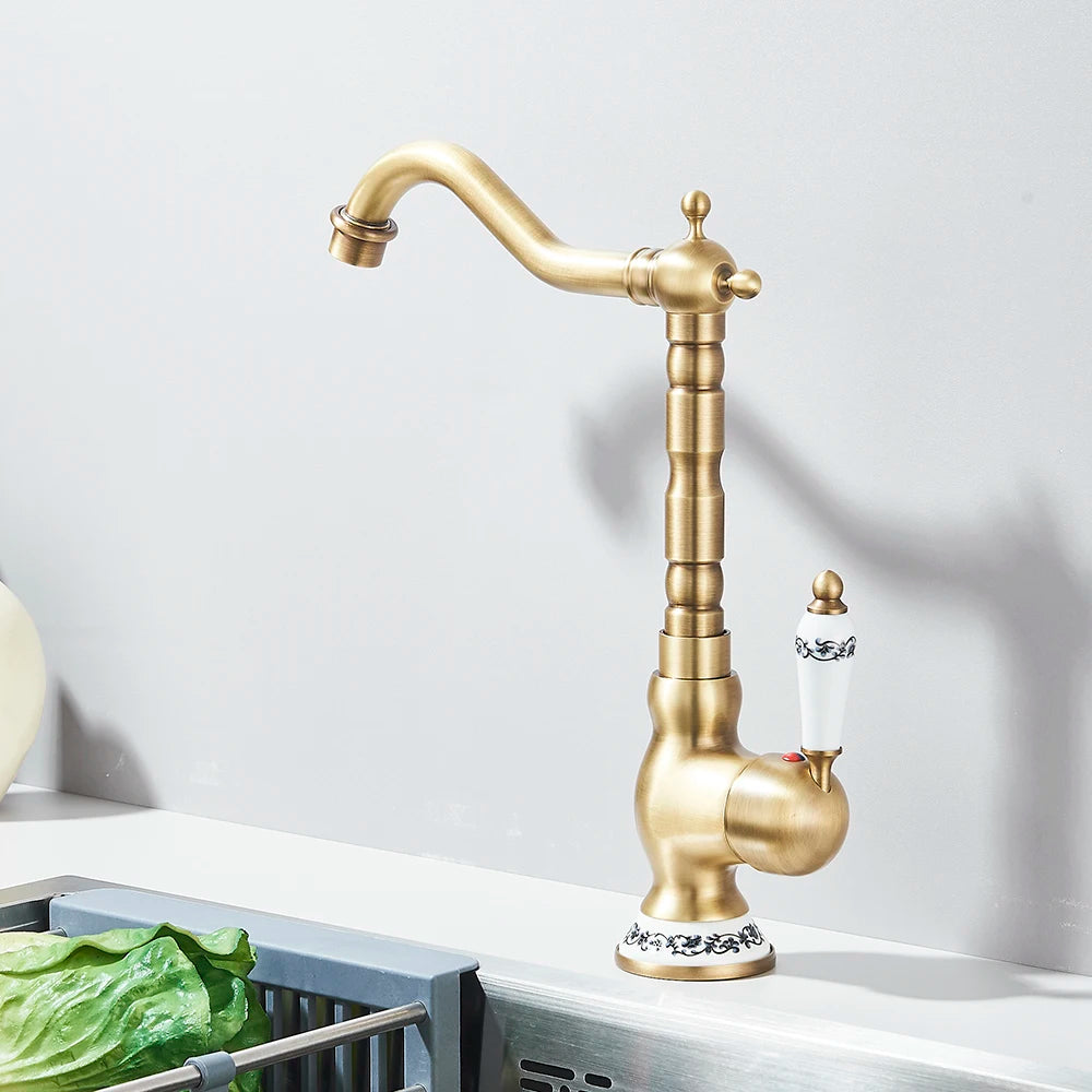 Antique Bronze Brass Victoria Bar Faucet