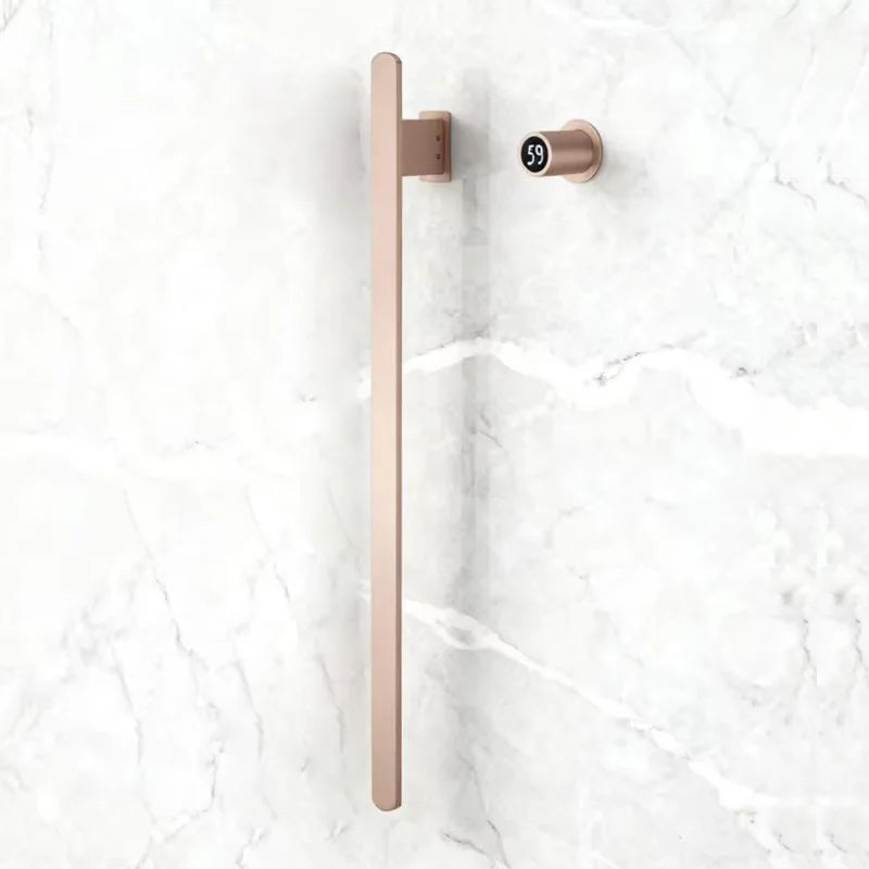 Elemento- Towel Warmer Hidden Wires Electric Heated Towel Rail Temperature Time Control Bath Electric Towel Rack