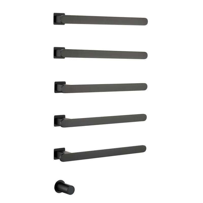 Sleek CleanDesign Electric Heated Towel Rails Bathroom Smart Control Towel Dryer  SS304 Hidden Wire 110V CSA