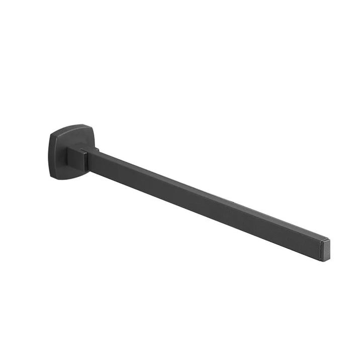 Grey-Chrome Swivel Towel Bar Movable Single Towel Rails Rotation Bathroom Accessories
