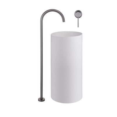 New Nordic Design Freestanding Tall Vessel Sink Faucet