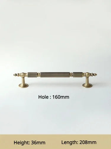 Vertical Grain/Line Design Solid Brass Knobs T Bar Handles Drawer Pulls Kitchen Cabinet Knobs and Handles luxury Hardware