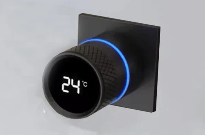 Digital hot and cold square Shower Mixer one way Valve Solid Brass Shower Faucet or bidet Control Wall Mounted hot and cold Mixer Valve