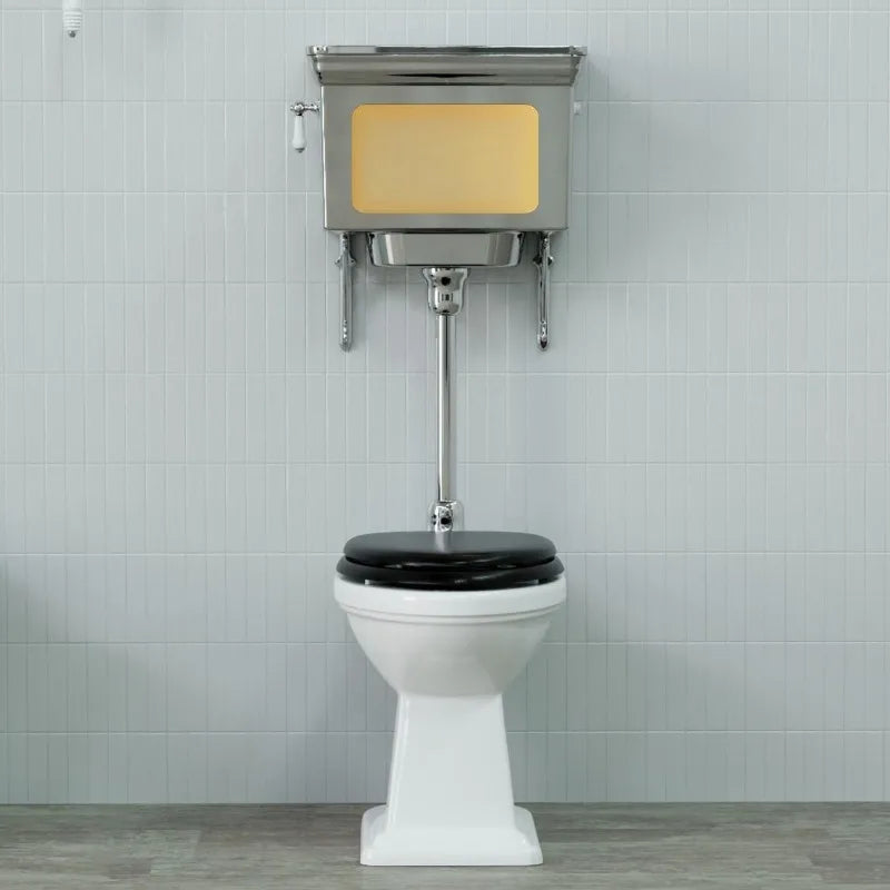 Victorian Retro industrial wind metal electroplating high water tank toilet toilet toilet