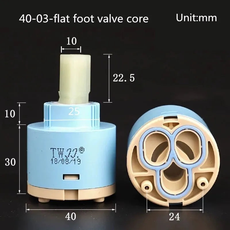 Tap Mixing High Spool Valve 25mm/35mm/40mm Faucet Accessories Ceramic Cartridge Faucet Cartridge Mixer Kitchen Bath Basin Shower
