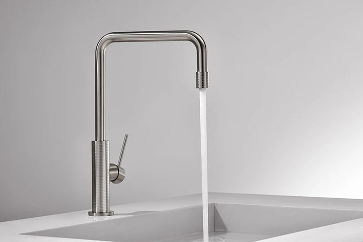 KODO-Brushed Rose Gold/Brushed Gold Kitchen Sink Faucet 304 Stainless Steel 360 Rotation Hot & Cold Sink Mixer Kitchen Faucet