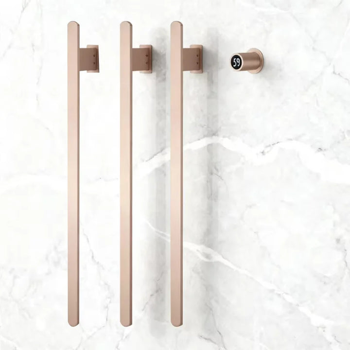 Elemento- Towel Warmer Hidden Wires Electric Heated Towel Rail Temperature Time Control Bath Electric Towel Rack