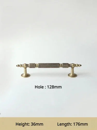Vertical Grain/Line Design Solid Brass Knobs T Bar Handles Drawer Pulls Kitchen Cabinet Knobs and Handles luxury Hardware
