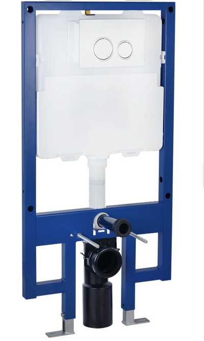 Sani Canada System Toilet In Wall Standard Tank & Carrier - 1.28 / 0.8 GPF ADA Compliant-2001