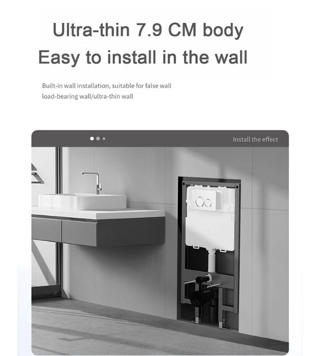 Sani Canada wall hung smart washlet bidet toilet bowl  -YCD19G