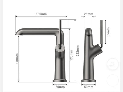 Donatello- New 2024 single hole bathroom faucet
