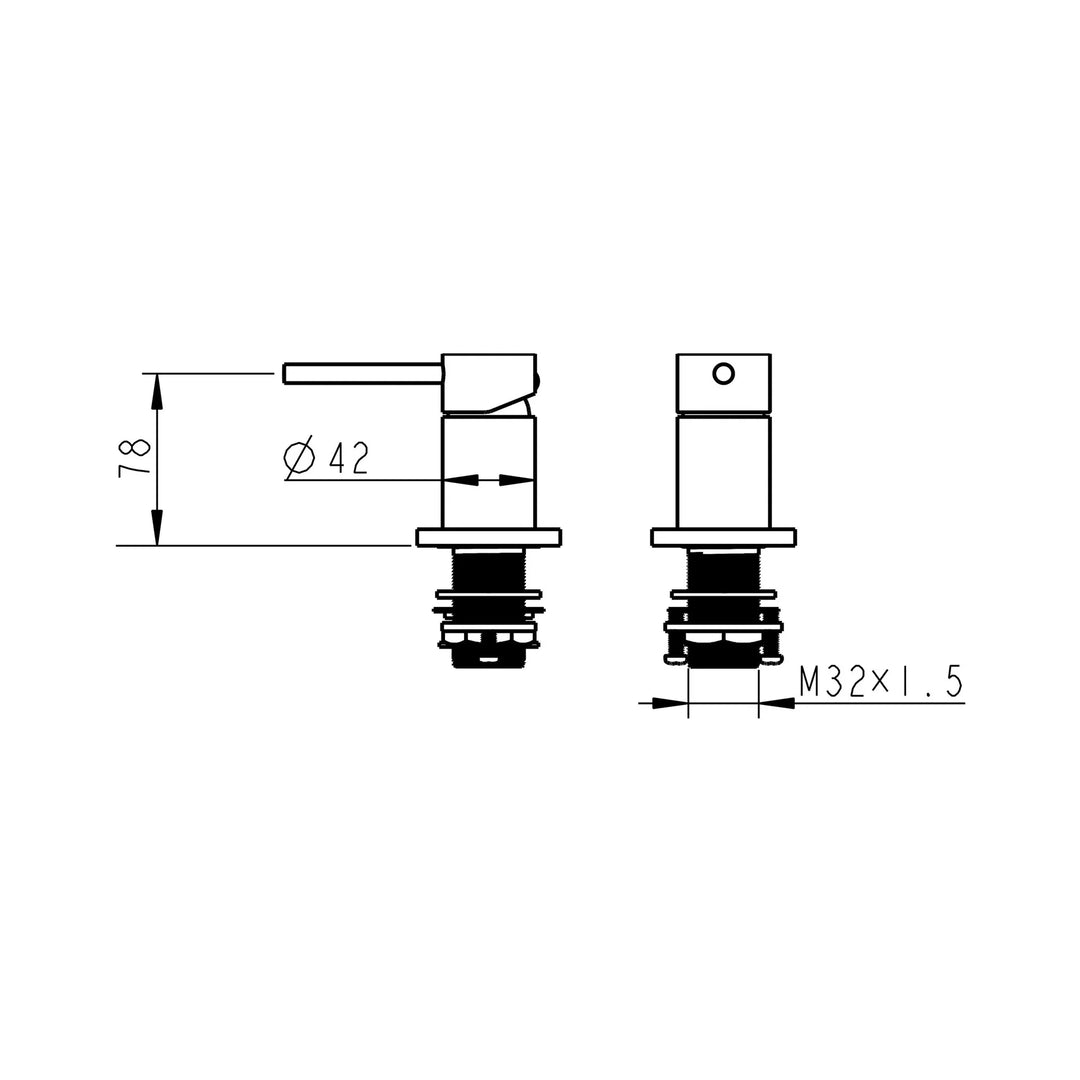 Faucet Shower Water Mixer for Ceiling Faucets,for Wall or Basin in Option