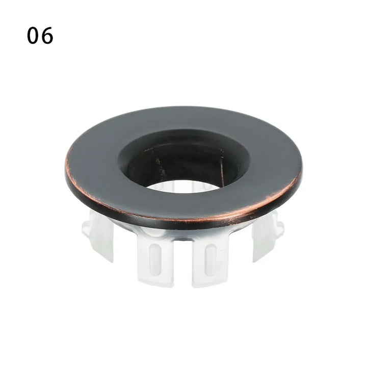 Sink Overflow Stopper Round Ring Trim Ring Cap Basin Insert Replacement Sink Hole Cover