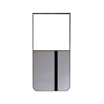 Square Ceiling Mount LED Bathroom Mirror