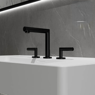 Gothic- New 2024 modern Euro design 8" inch wide spread bathroom faucet