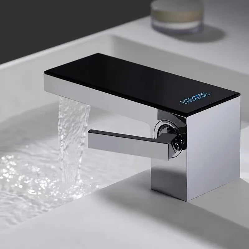 New techno-Single hole digital bathroom faucet
