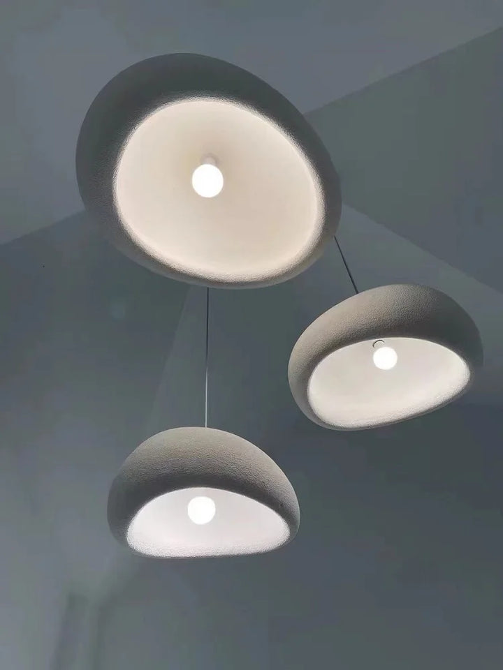 Nordic Wabi Sabi E27 LED Pendant Lights Modern Ceiling Chandelier Lights for Living Room Bedroom Dining Room Loft Hanghing Lamp