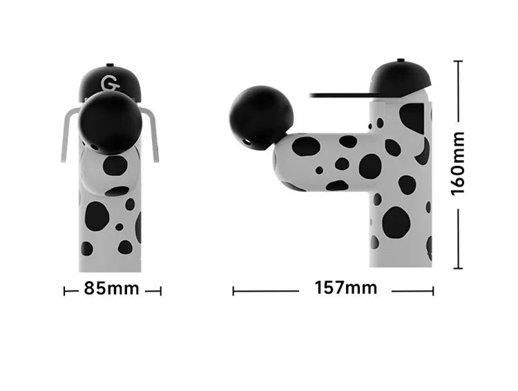 Dalmatian dog single hole bathroom kid faucet