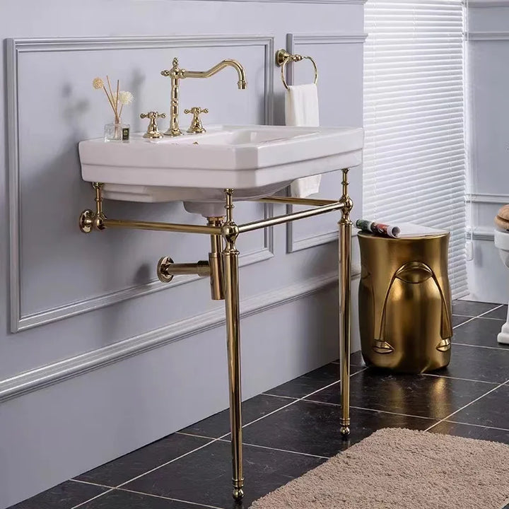 Brittanica - Victorian Exposed Console Cermaic Vantiy set