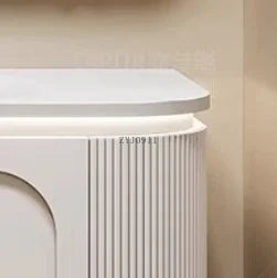 Eileen -Art Deco Wall Hung Beige 48" Inch Bathroom Vanity Set
