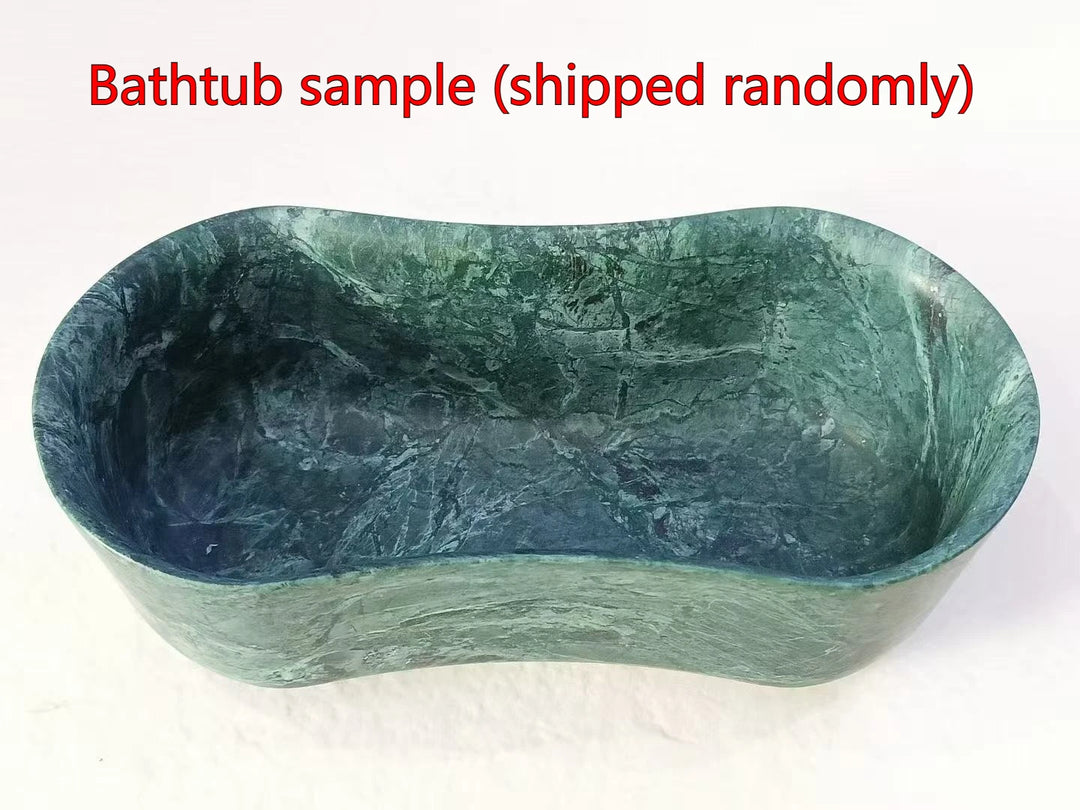 Natural Marble Bathtub, Carved Minimalist Luxury, Custom Hotel/Villa Bathroom, Artistic，Indoor/Outdoor Shower