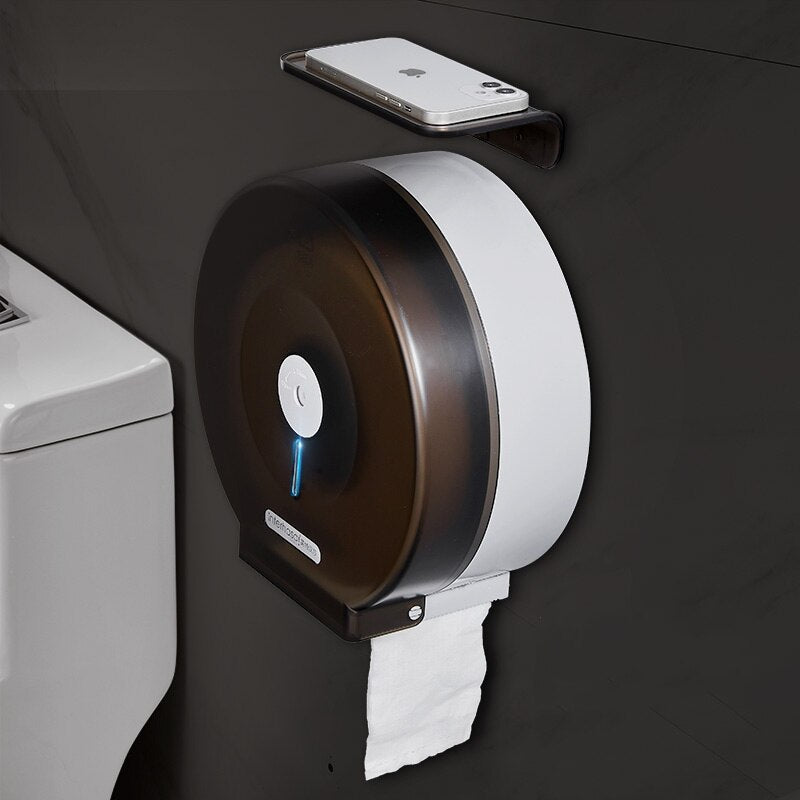 Commerical toilet tissue holder roller