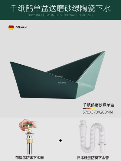 Origami Vessel sink