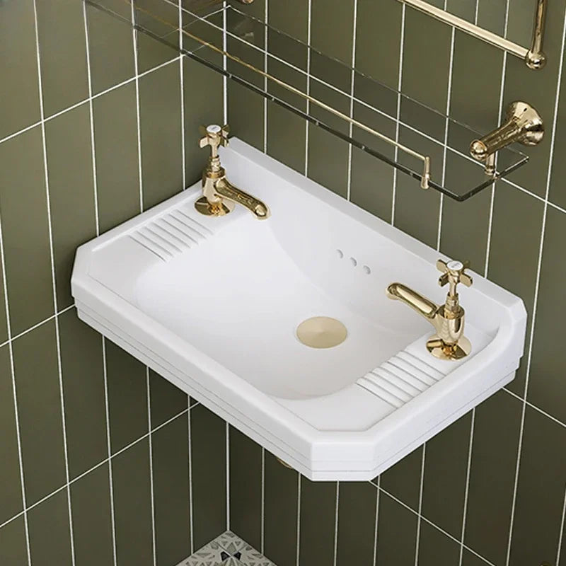 Fairfax Oakmont-Wall Hung Victorian Hot & Cold Wash basin