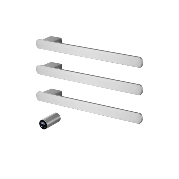 Sleek CleanDesign Electric Heated Towel Rails Bathroom Smart Control Towel Dryer  SS304 Hidden Wire 110V CSA