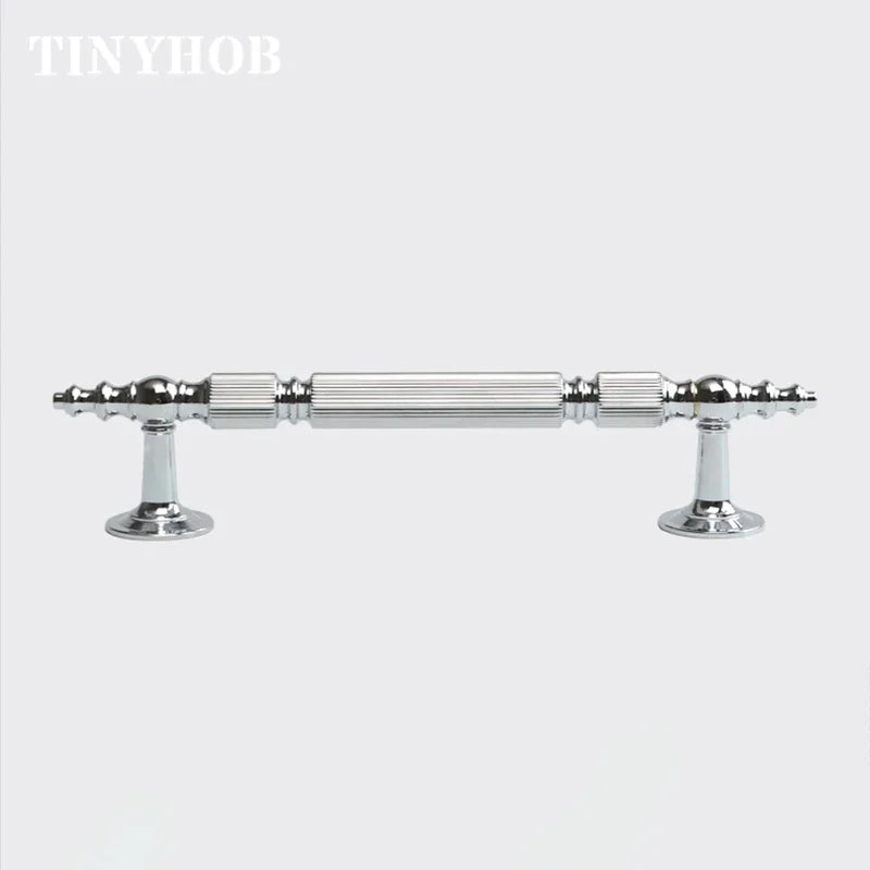 Vertical Grain/Line Design Solid Brass Knobs T Bar Handles Drawer Pulls Kitchen Cabinet Knobs and Handles luxury Hardware