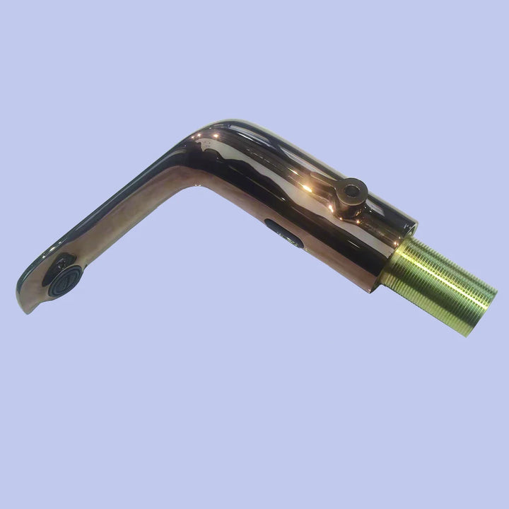 Rose Gold automatic commerical single hole bathroom faucet