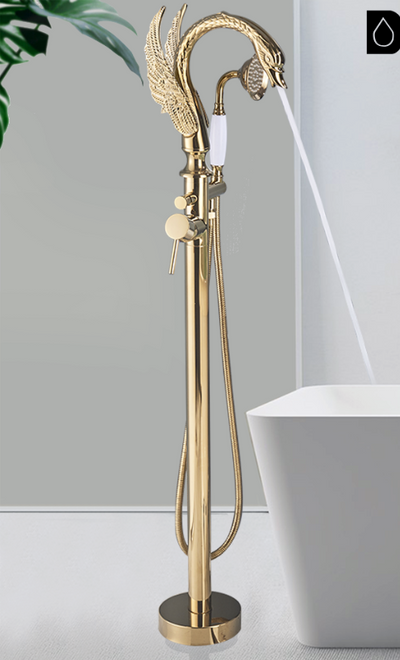 Swan freestanding tub filler faucet