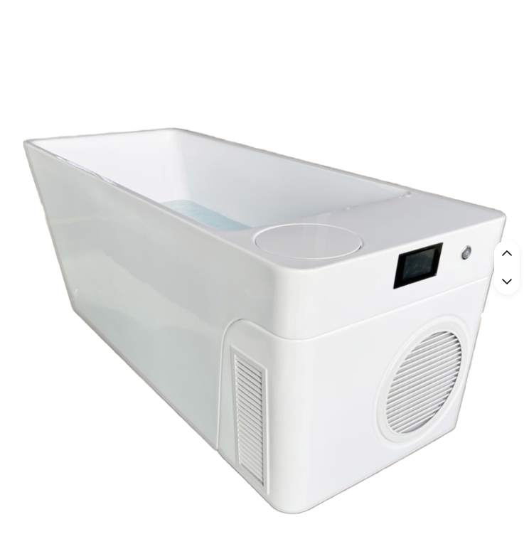 All-in-One Cold Plunge Tub with Built-In Chiller and Insulated Cover 74" x 31"x31"