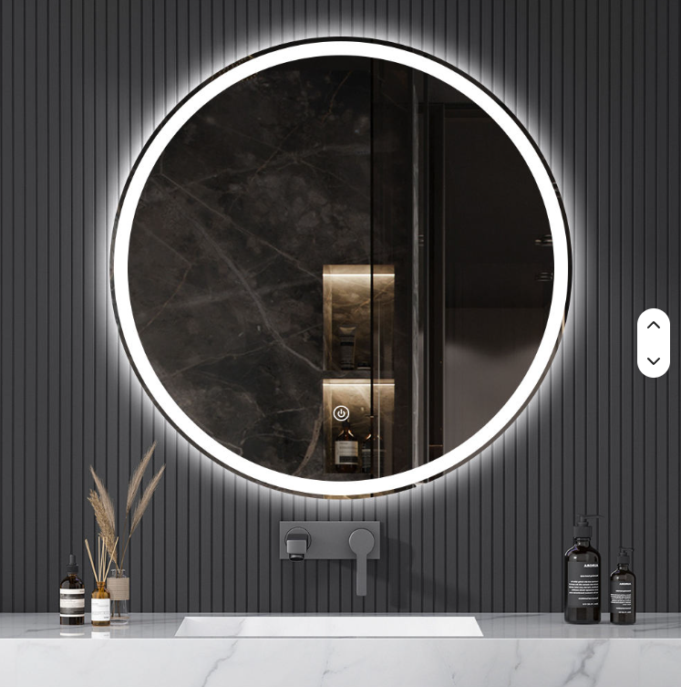 CUSTOM- Bella Round Wall mounted led mirror