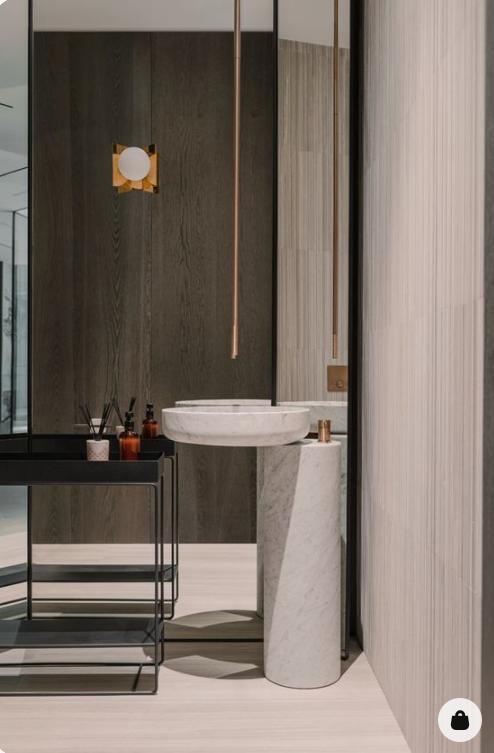 CIELO II- -New Nordic design ceiling mount bathroom faucet