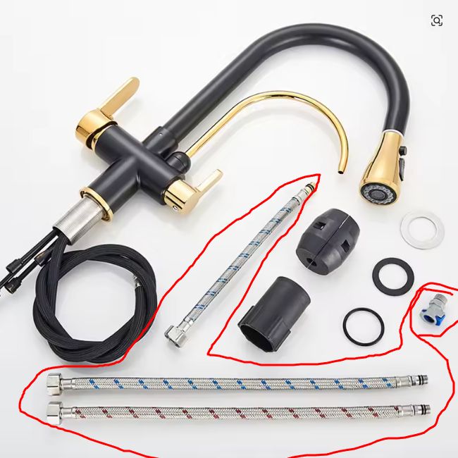 Brussel replacement hose and part adapter