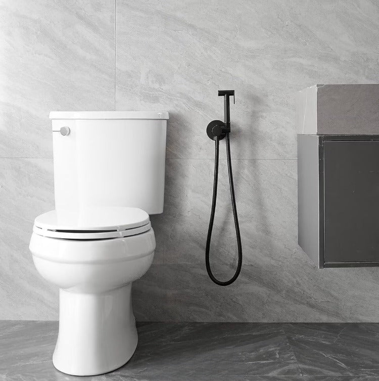 Hot and cold water mixer single lever hand held shataf bidet hand sprayer