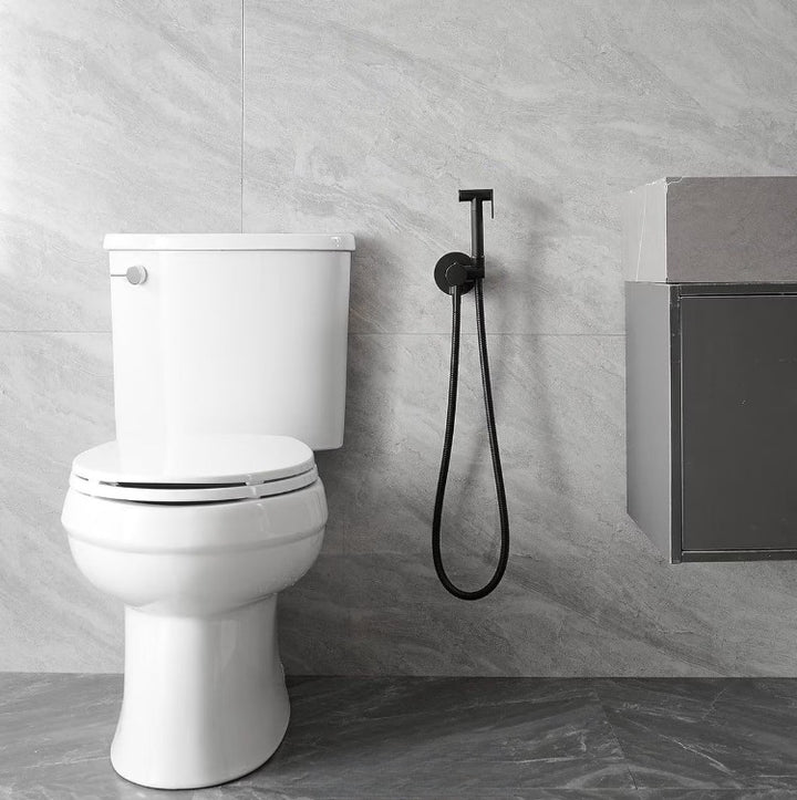 Hot and cold water mixer single lever hand held shataf bidet hand sprayer