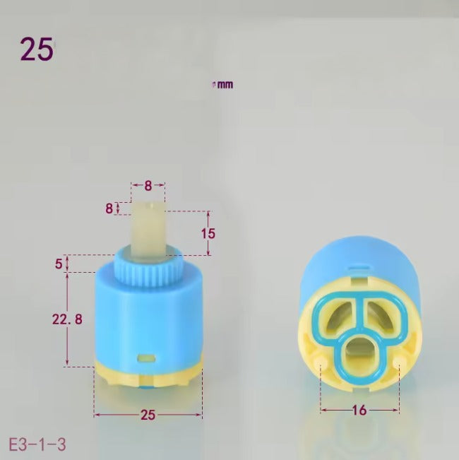 22/26mm Brass ABS Shower Faucet Column Ceramic Disc Cartridge Mixing Valve Mixer Shower Bar Tap Bath Mixing Valve Bathroom