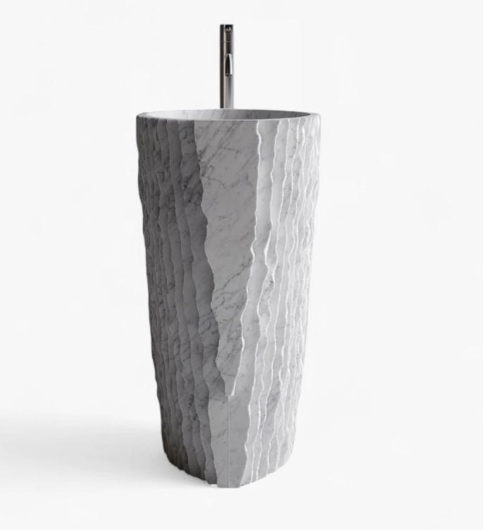 Contraversia - Natural Stone Marble Pedestal