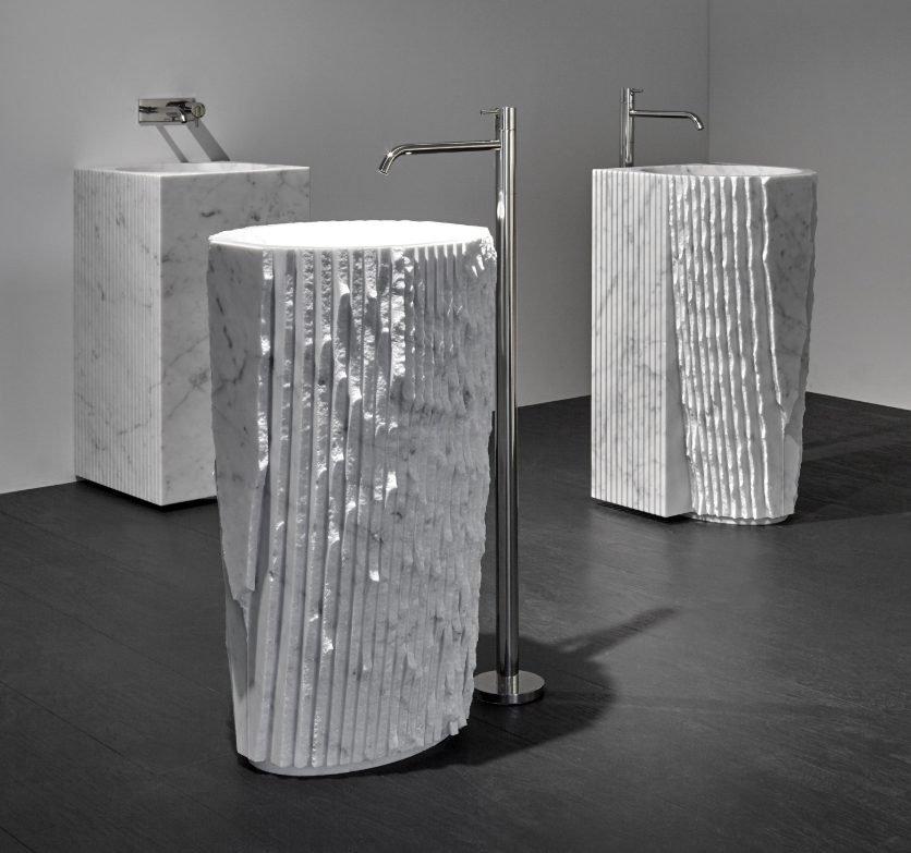 Contraversia - Natural Stone Marble Pedestal