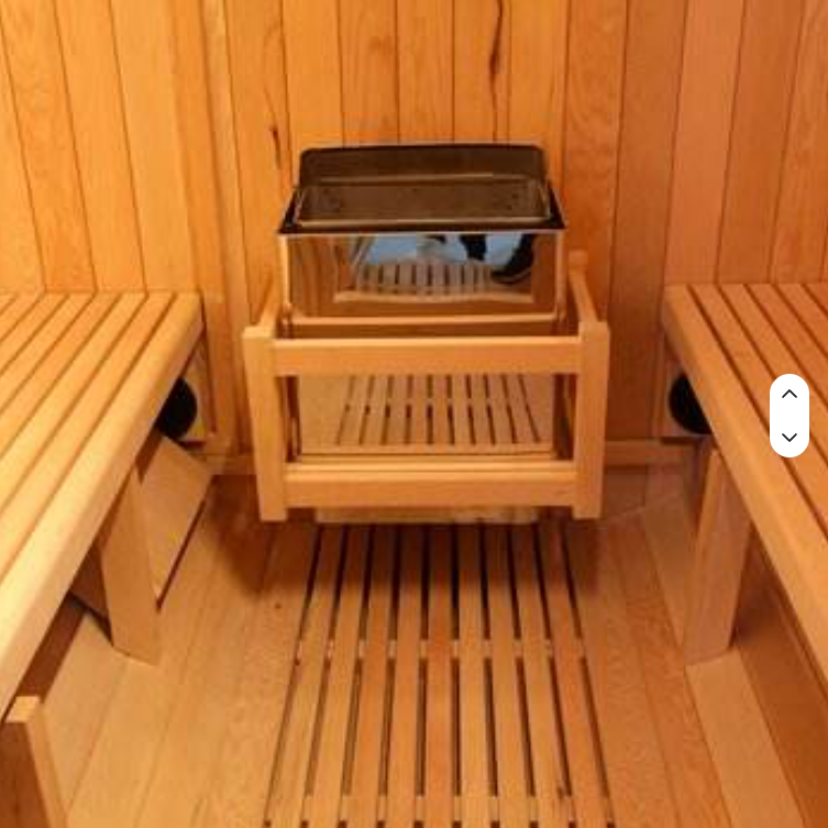 Canadian Cedar Barrel Steam Sauna, 4-6 Person Outdoor 70"x70"x98"