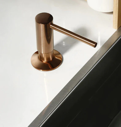 ROSA-Rose Gold/ Black Professional Chef Tall 26" Kitchen Faucet With Pot Filler Pull Out Hand Dual Sprayer