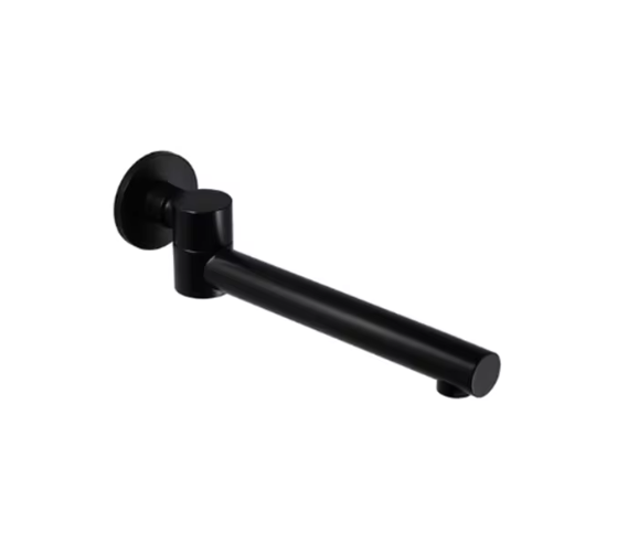 Round Black 2 Way Thermostatic Shower Kit