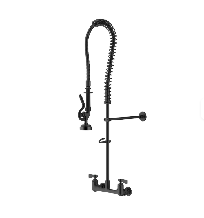 BISTRO-Industrial Commercial Wall Mounted Kitchen Faucet 44"