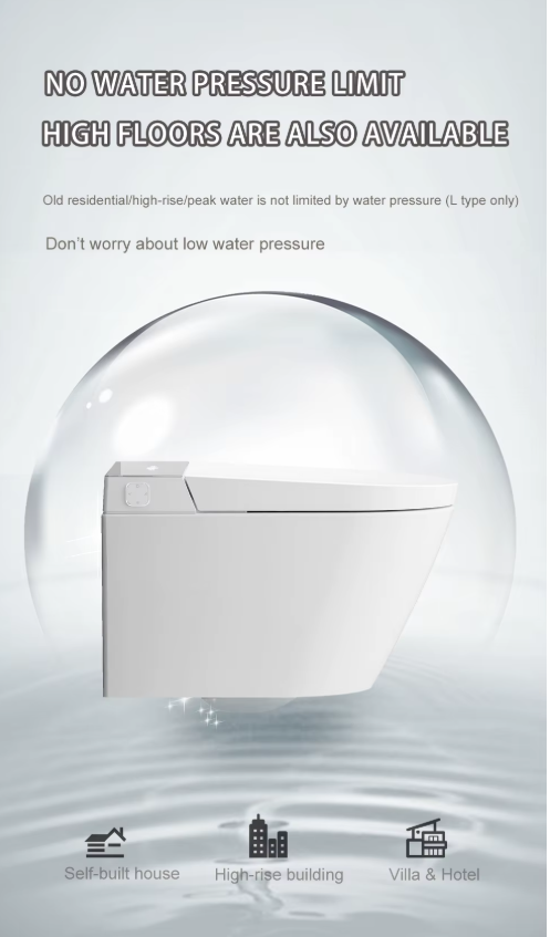 Sani Canada wall hung smart washlet bidet toilet bowl  -YCD19G