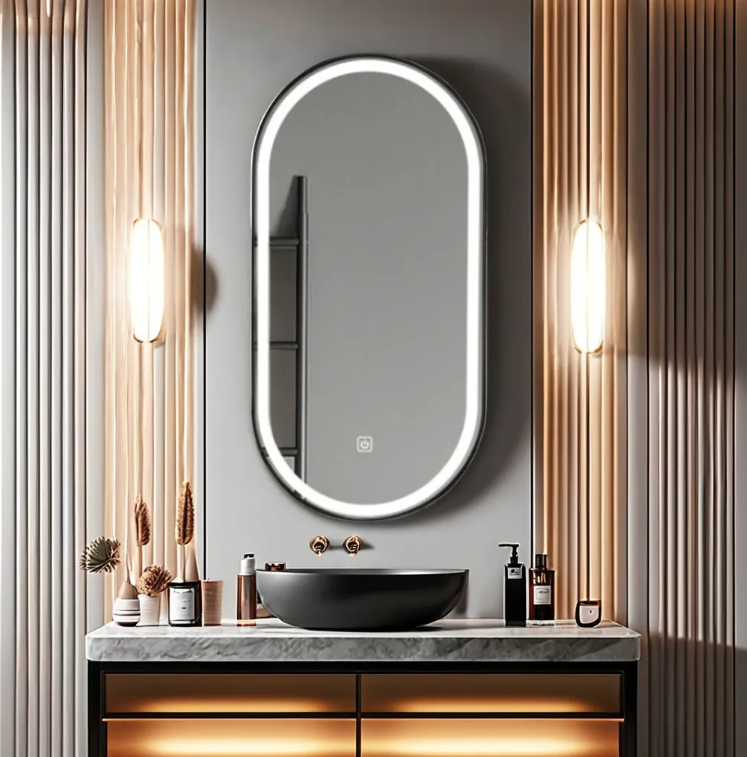 Bella-Oval Wall Mounted LED mirrors