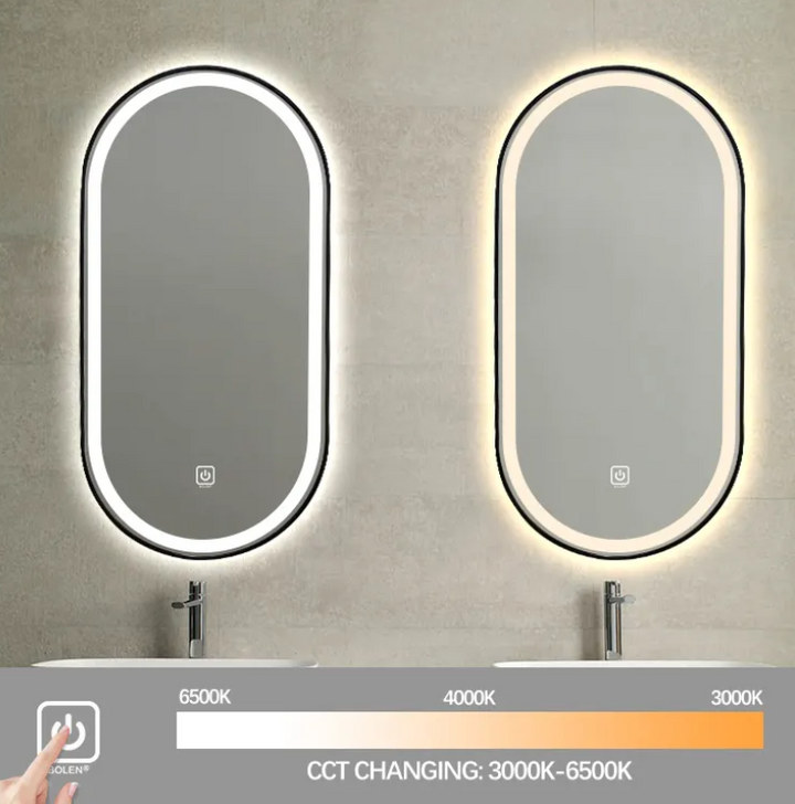 Bella-Oval Wall Mounted LED mirrors