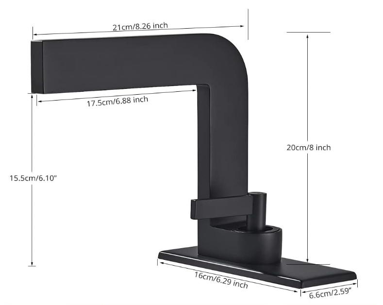 New Italian design Single Hole Bathroom Faucet